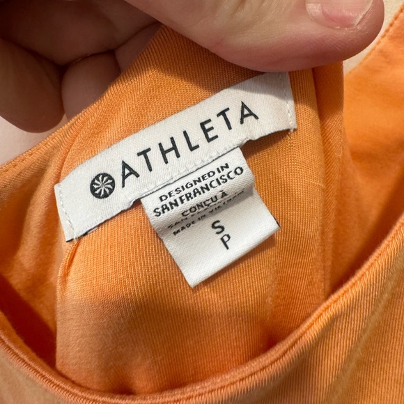 Athleta Women's Cactus Peach Sleeveless Santorini Midi Dress Size small - Picture 5 of 7